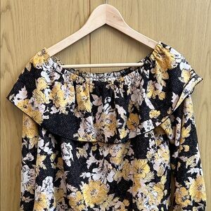 Wilfred Floral Off-Shoulder Blouse